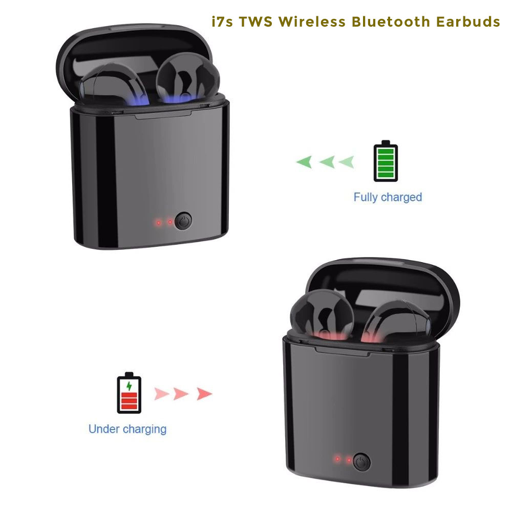 i7s TWS Wireless Bluetooth Earbuds